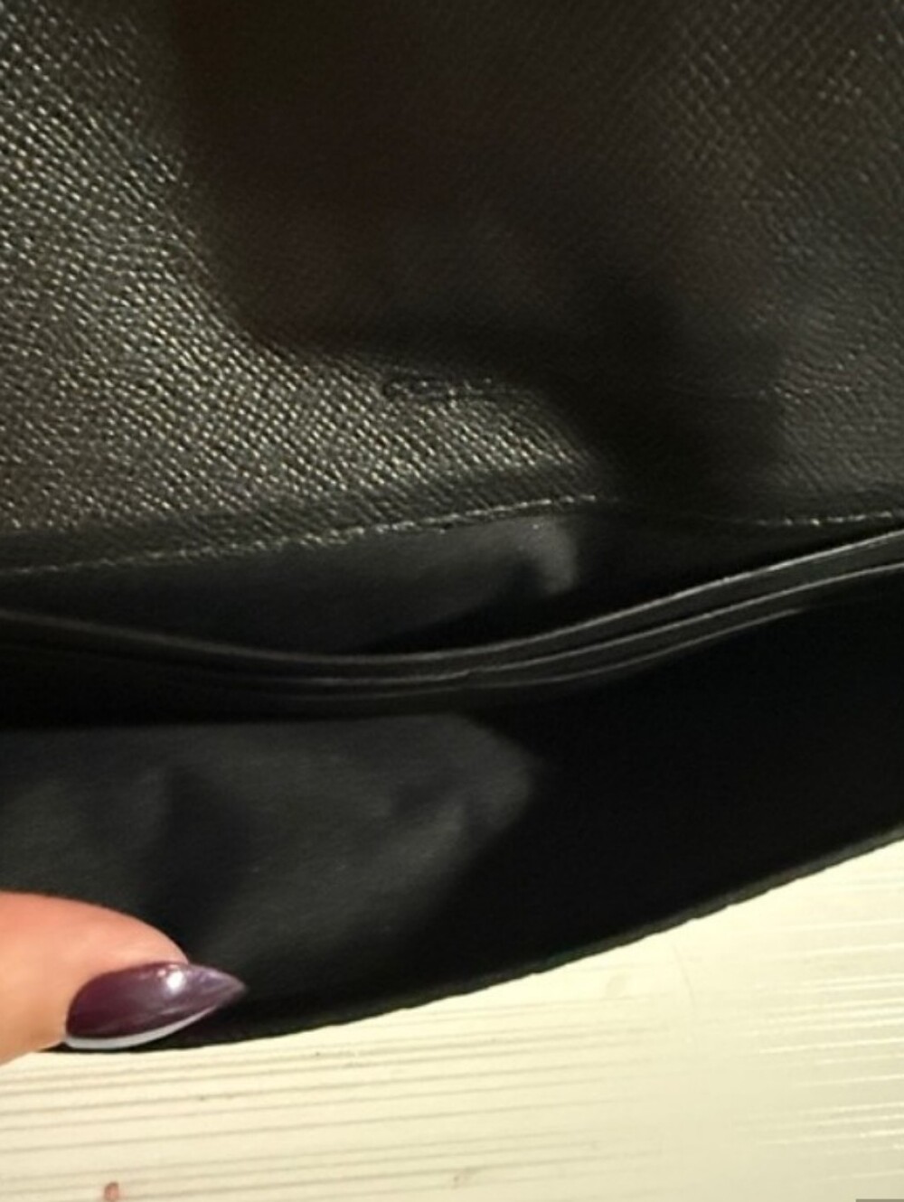 Coach Slim Soft Envelope Wallet featuring python-embossed leather - Picture 5 of 6